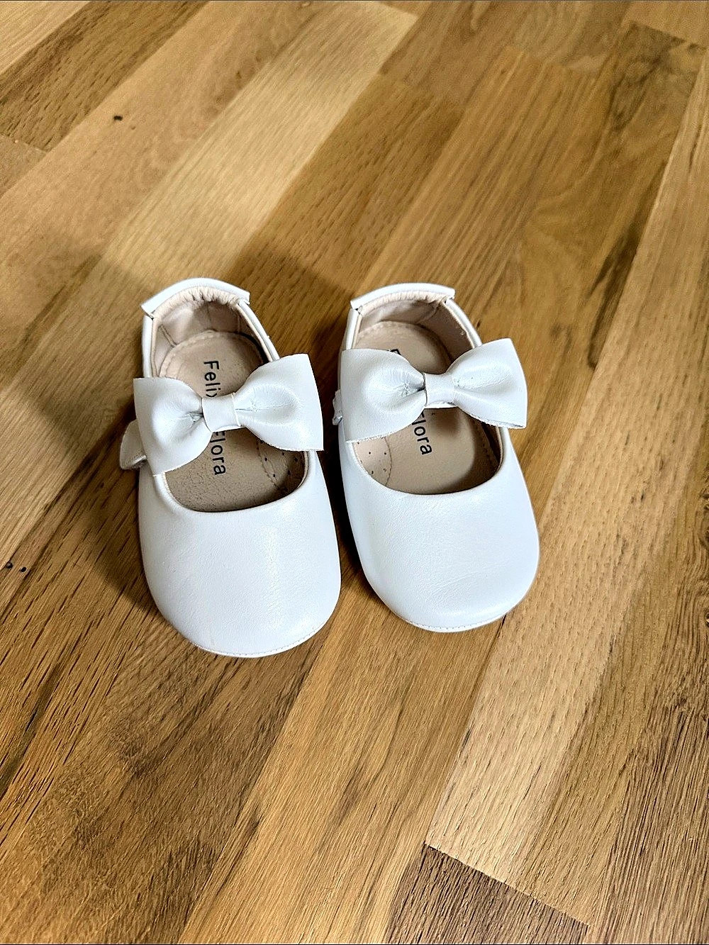 Felix & Flora bow mary jane Shoes White Baby US 3